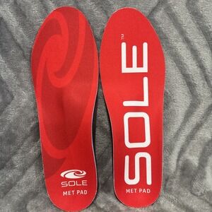 SOLE Active Medium W/ Met Pad Plantar Fasciitis Relief Arch Insoles‎ M 08 / W 10